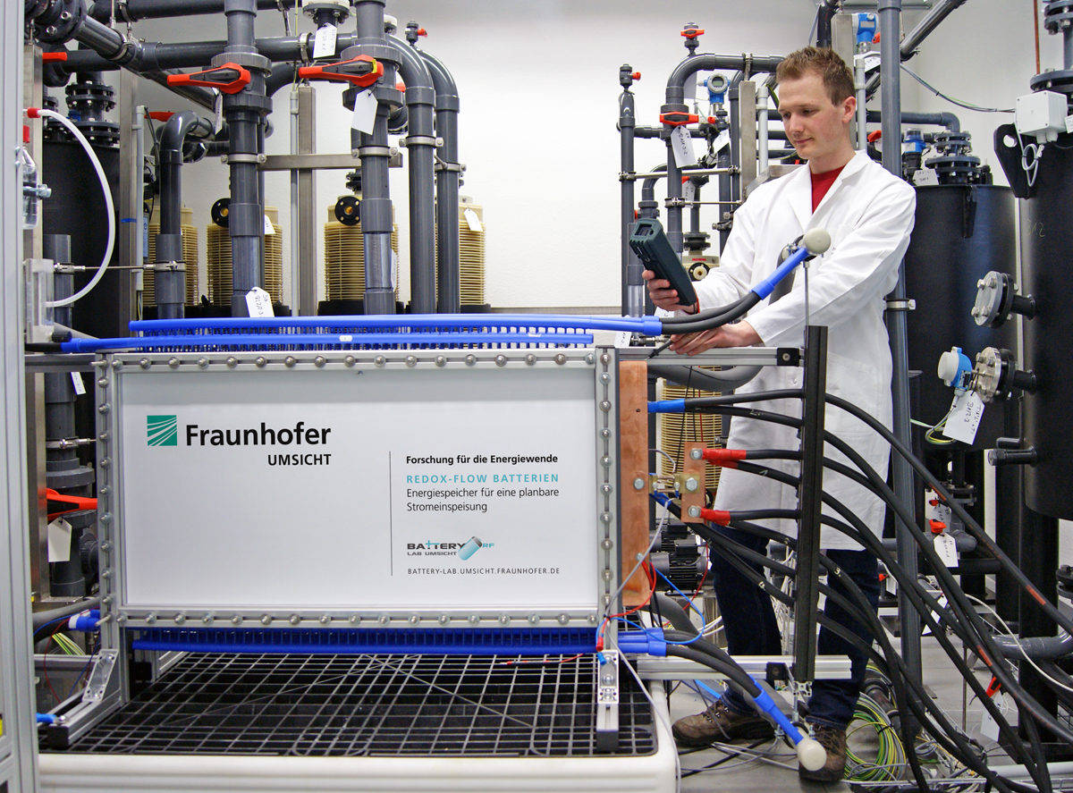 Scientists at Fraunhofer UMSICHT have succeeded in increasing the size and power of the battery stack by rethinking its design.