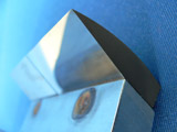 RODENTICS®-Messer – je abrasiver das Schnittgut desto schärfer das Messer.