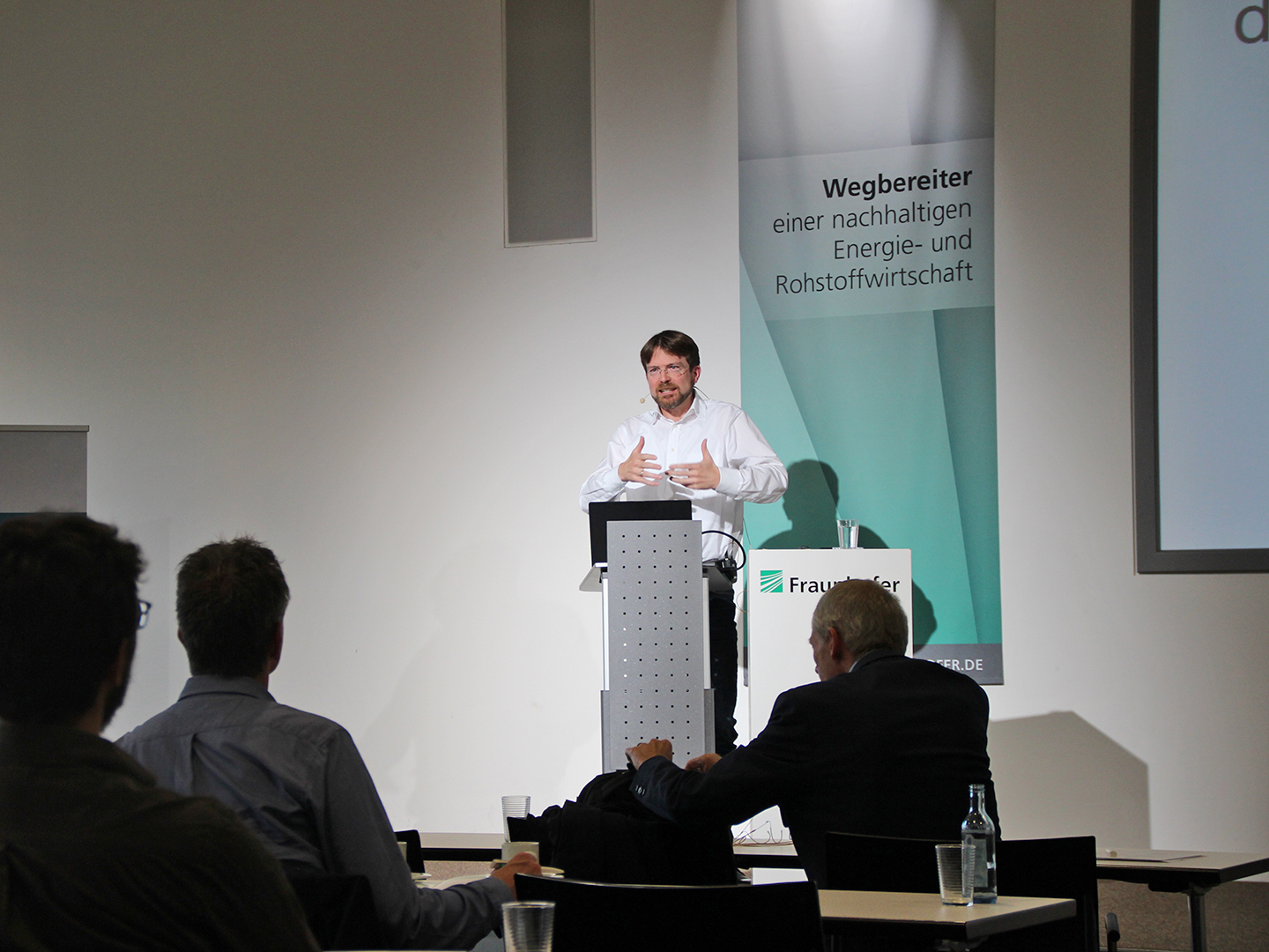 Martin Buchholz Science-Slammer Martin Buchholz sorgte für einen launigen Tagungsabschluss.