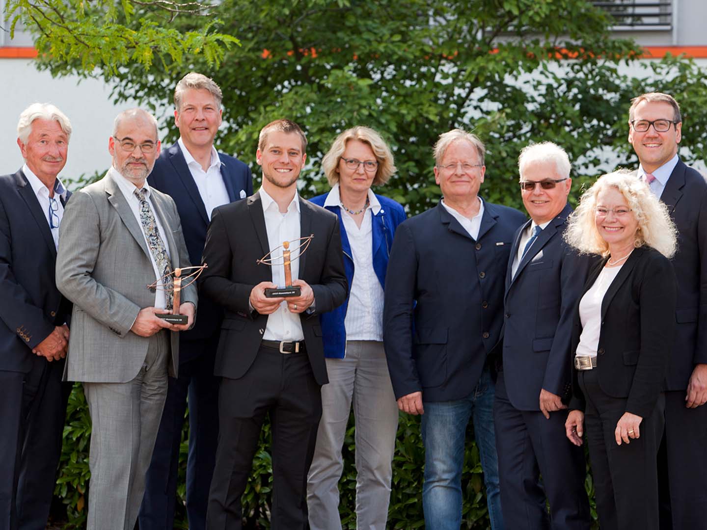 Preisträger, Sponsoren und Partner des UMSICHT-Wissenschaftspreises 2019