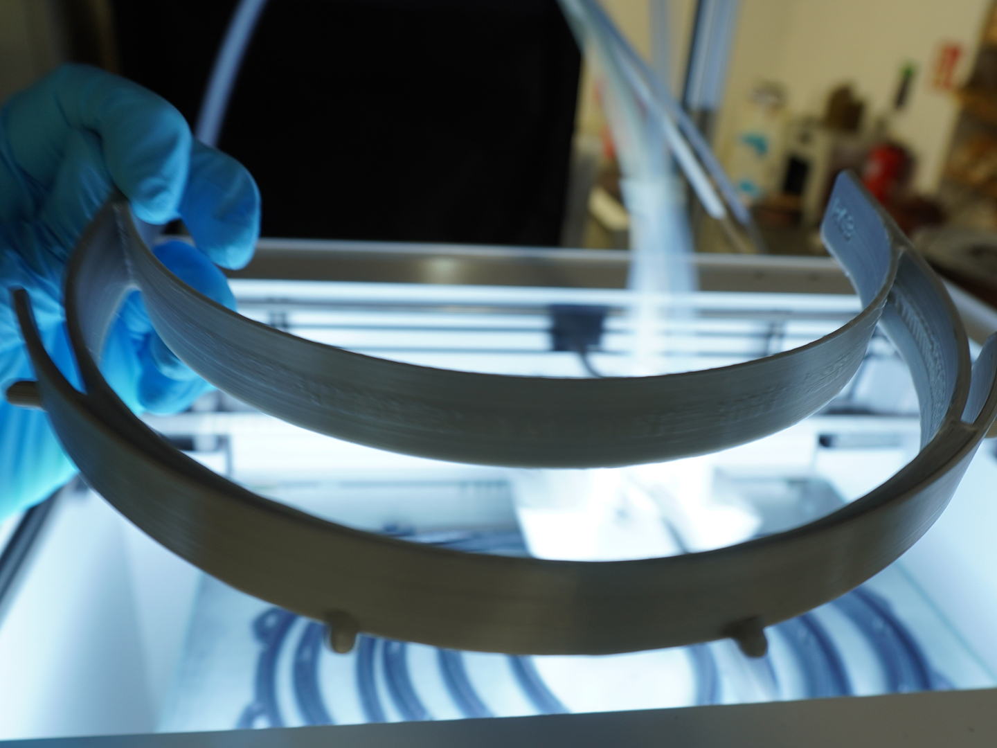 Gesichtsschutzschilde aus dem 3D-Drucker