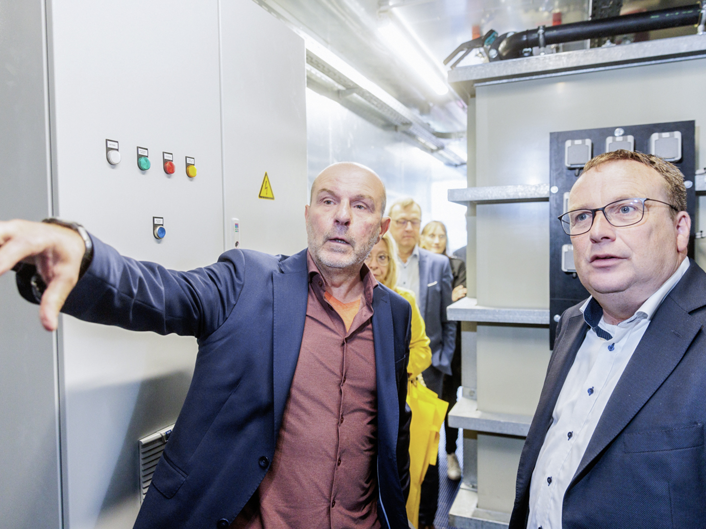 Blick in die PFAS Response Unit zur Dekontaminierung von Löschsystemen vor Ort beim Kunden. Blick in die PFAS Response Unit zur Dekontaminierung von Löschsystemen vor Ort beim Kunden.