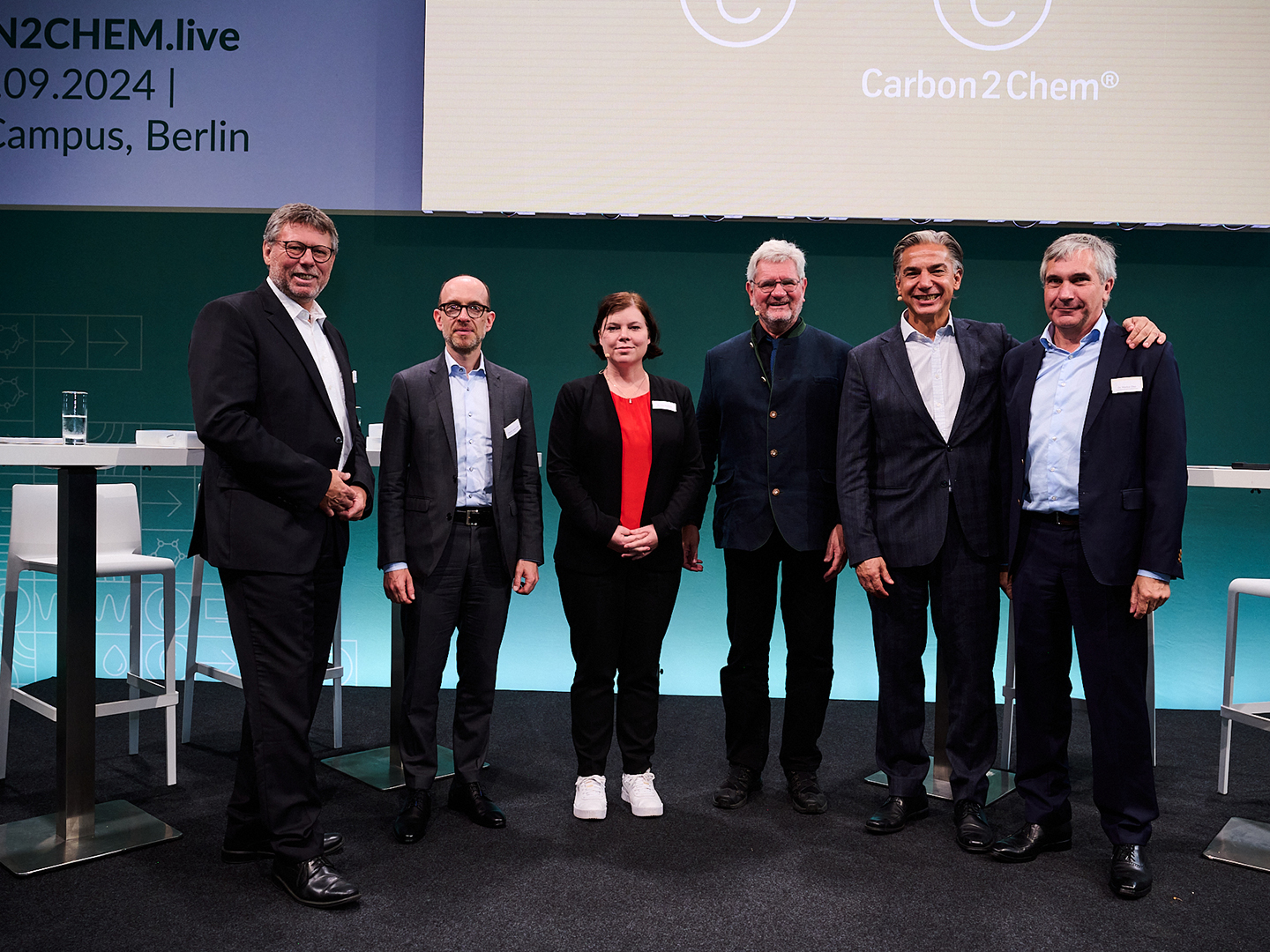 Carbon2Chem®-Konferenz 2024 | Erfolgsstory Carbon2Chem® Die Vortragenden des ersten Themenblocks »Erfolgsstory Carbon2Chem®«