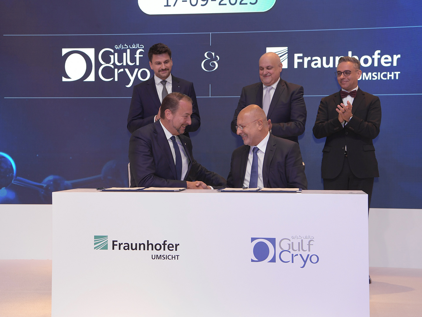 MuO signing between Gulf Cryo and Fraunhofer UMSICHT, Kuwait 2025
