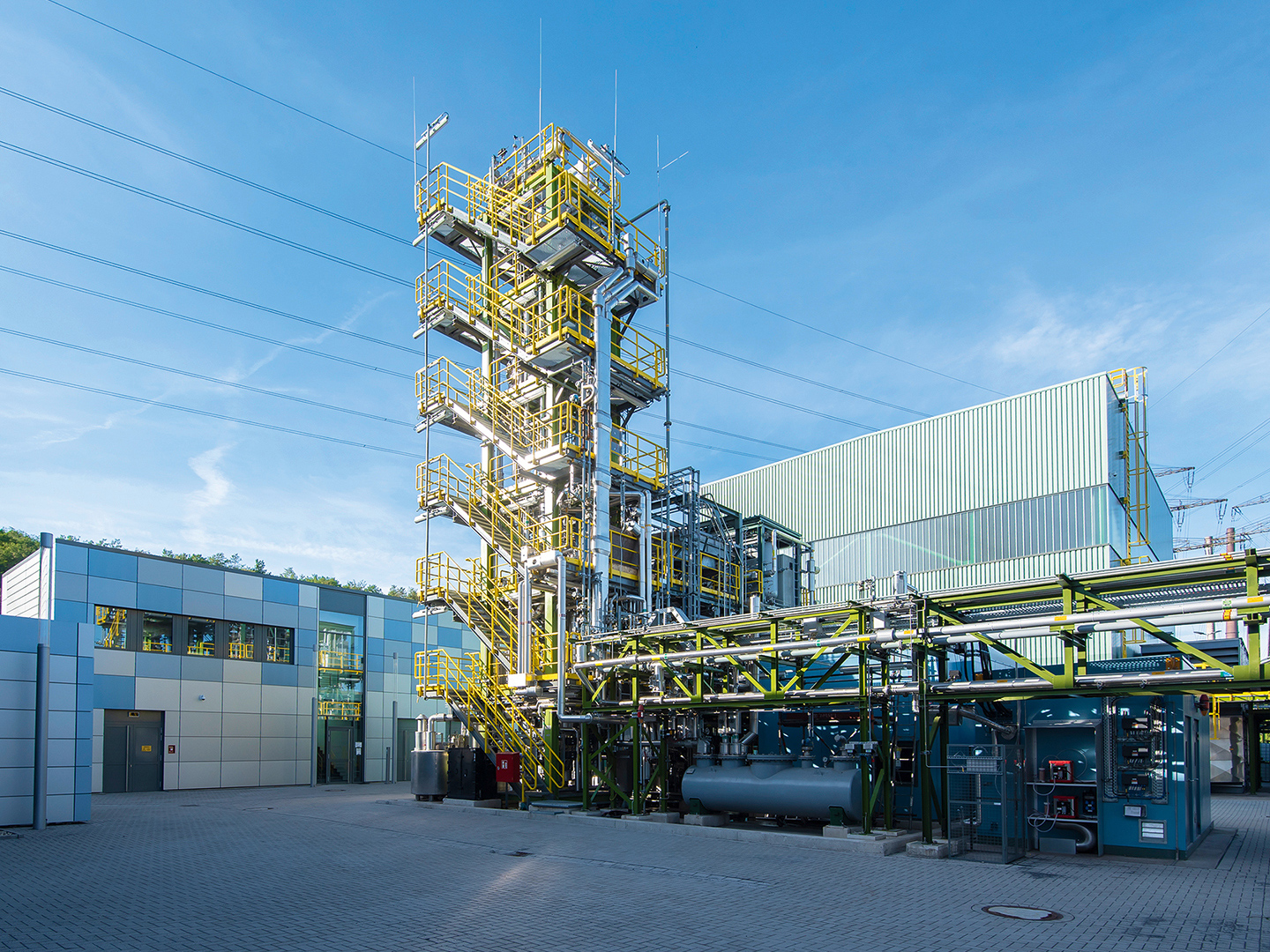 Carbon2Chem® pilot plant station in Duisburg, Germany