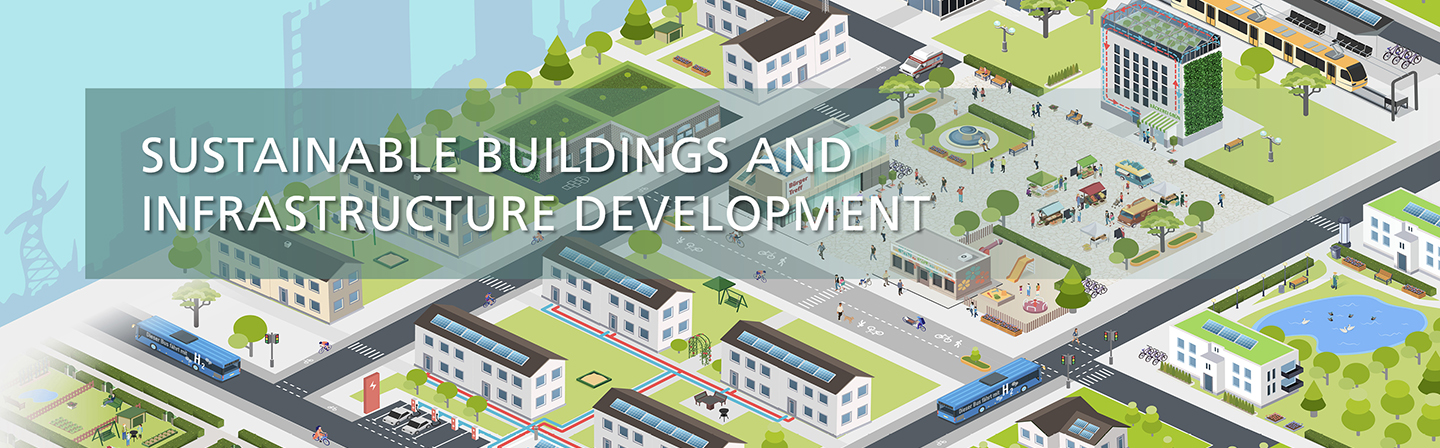 Urban districts: sustainable buildings and infrastructure development