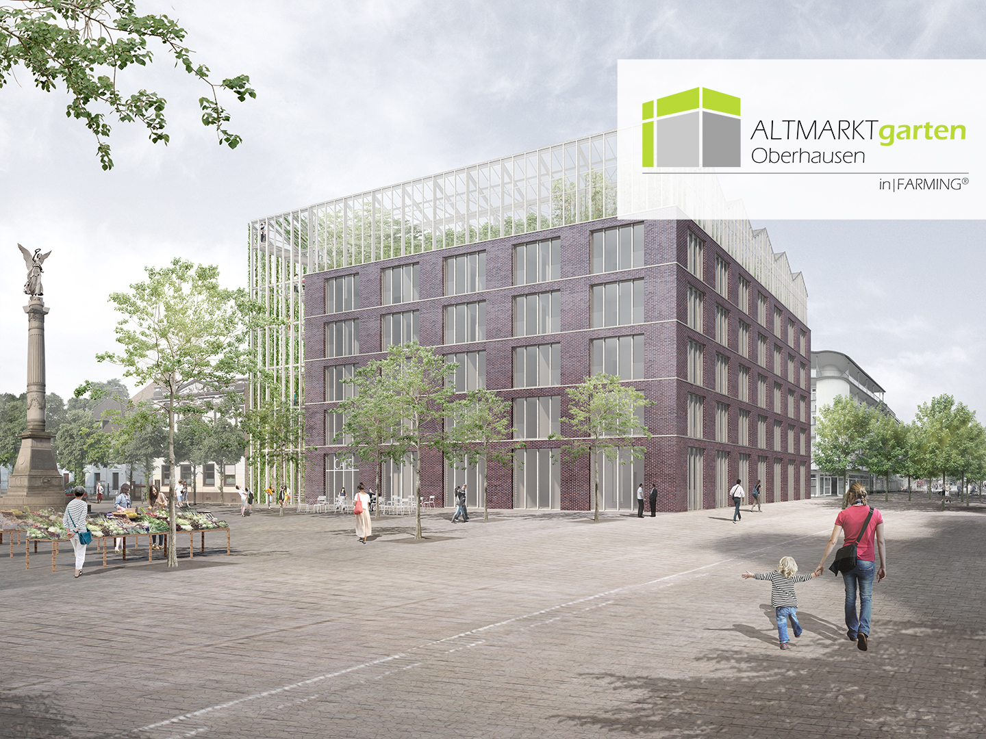 The “ALTMARKTgarten” is the first  “inFARMING®” concept in Germany. 
