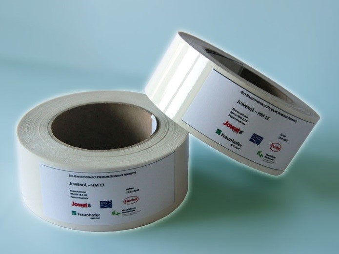 Possible field of application for the new organic pressure-sensitive adhesive: Adhesive tape.
