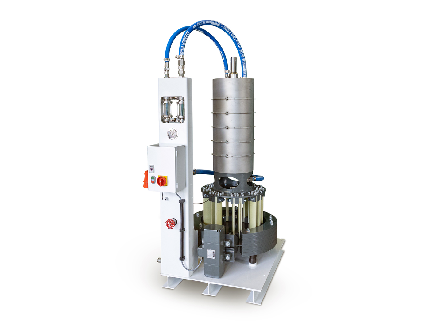 Oscillating filter module for efficient wastewater treatment